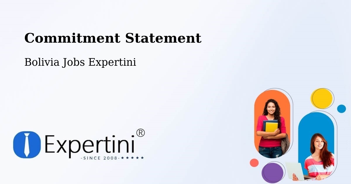 Corporate Commitment – Provincia Quillacollo - Bolivia Jobs Expertini